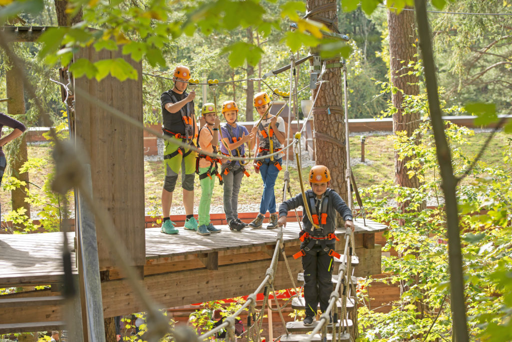 kletterwaldgeburtstag mit trainer